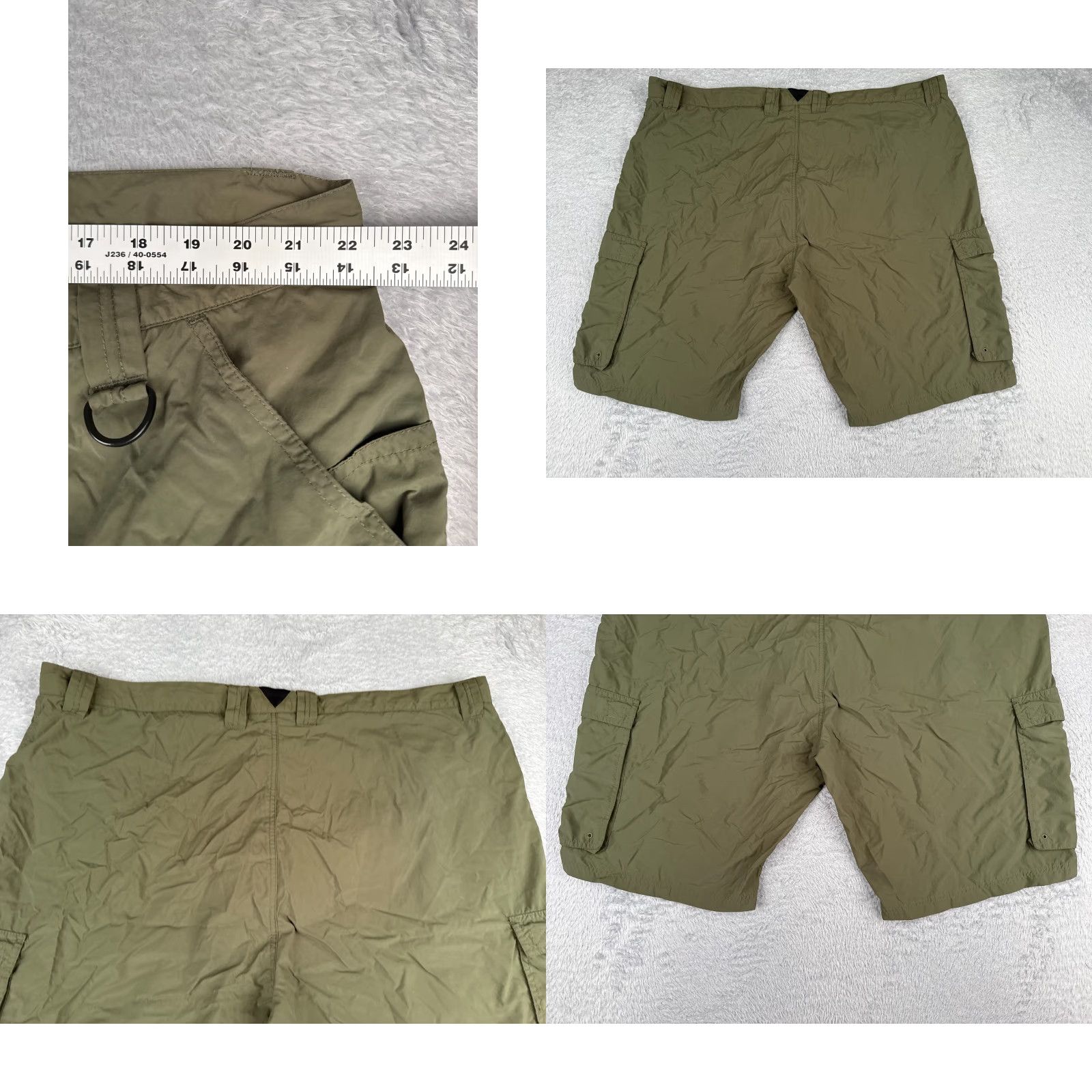 Vintage VINTAGE Boy Scouts Shorts Adult 2XL XXL Green Centennial Uniform Supplex Nylon Cargo Men Green Shorts Nylon Boy Scouts of America Size US 27 - 9 Thumbnail
