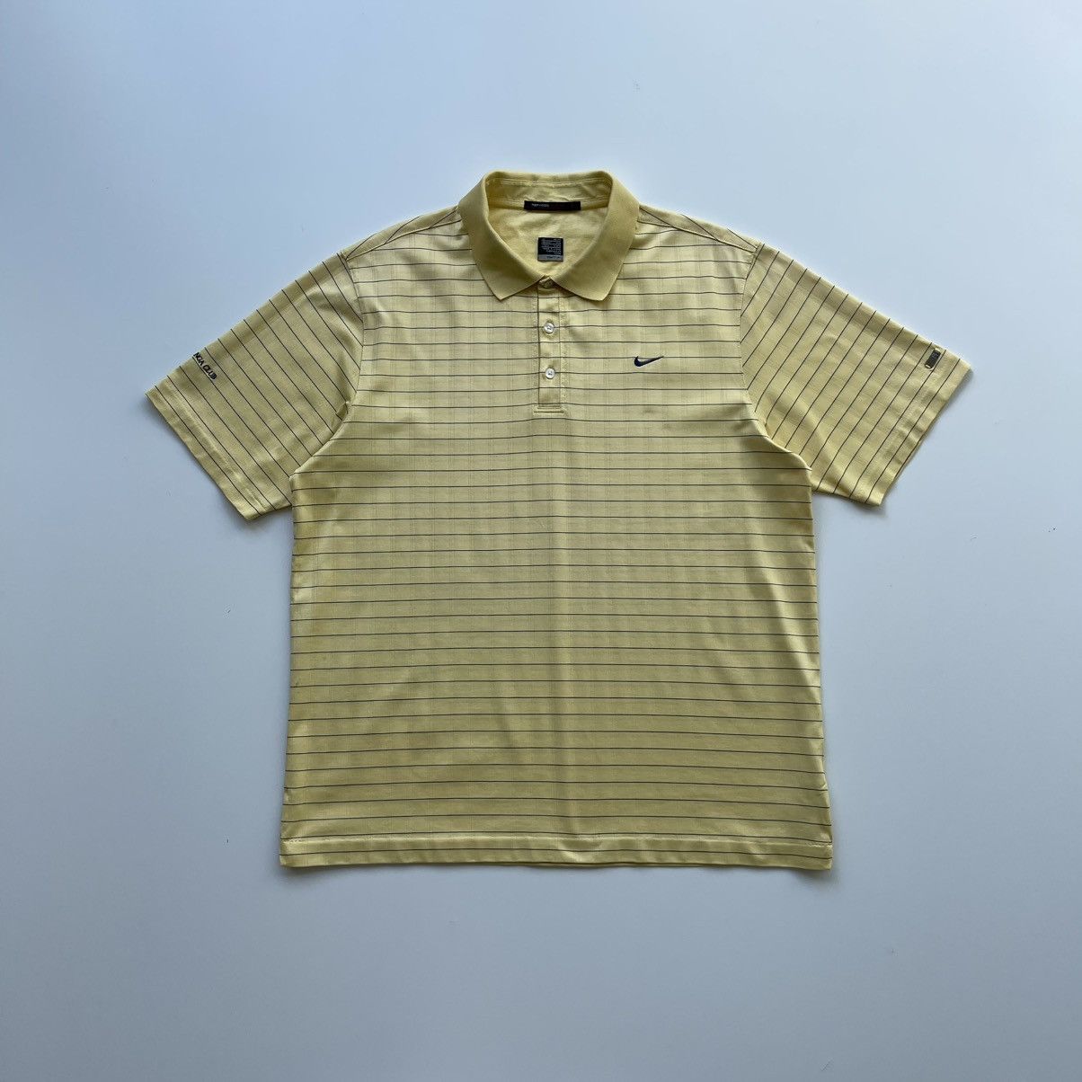 Nike × Tiger Woods × Vintage Nike Tiger Woods Golf LaManga Club Vintage Stripe Polo Shirt Size US XL / EU 56 / 4 - 1 Thumbnail