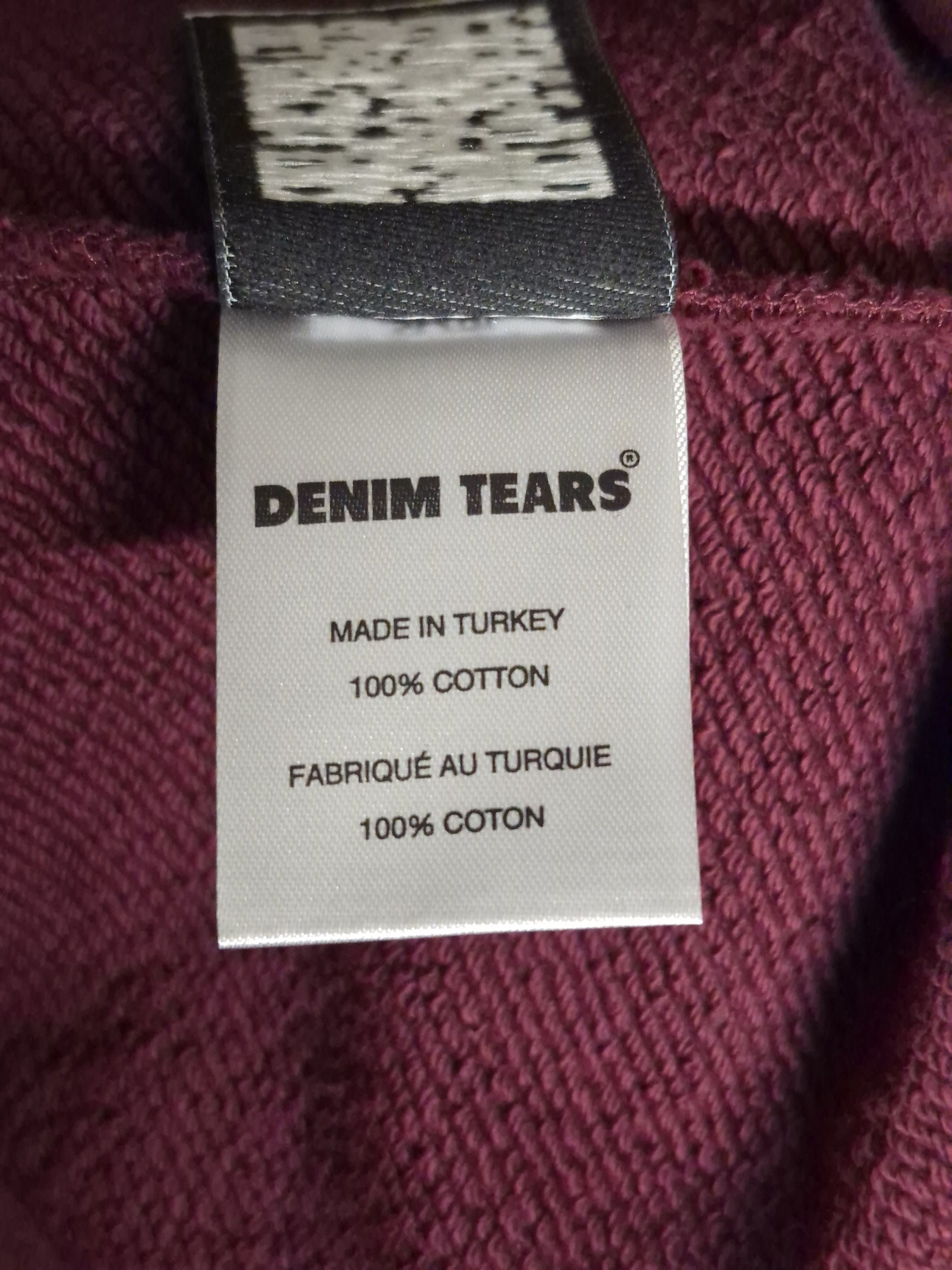 DENIM TEARS Cotton Wreath Hoodie Burgundy Size US XXL / EU 58 / 5 - 7 Thumbnail