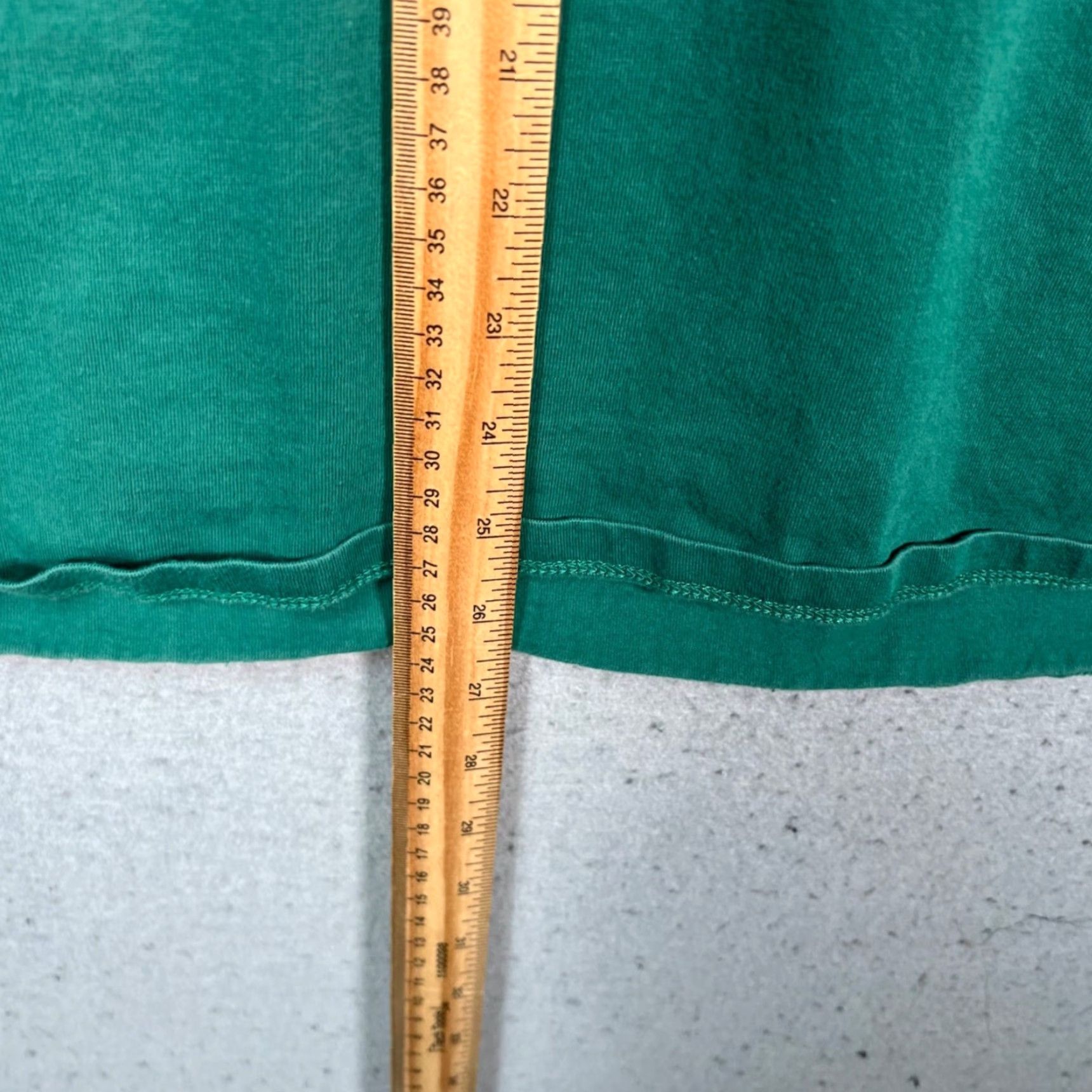 Guess Guess Originals Mens Medium Emerald Green Ringer T-Shirt Logo Cotton Knit Short Sleeve Crew Neck Shirt Men Size US M / EU 48-50 / 2 - 7 Thumbnail
