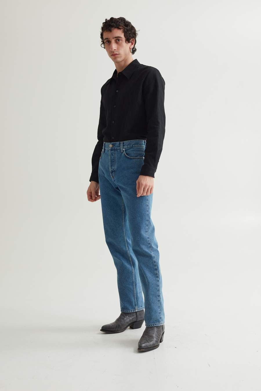 image of Sefr Straight Jeans in Blue, Men's (Size 32)