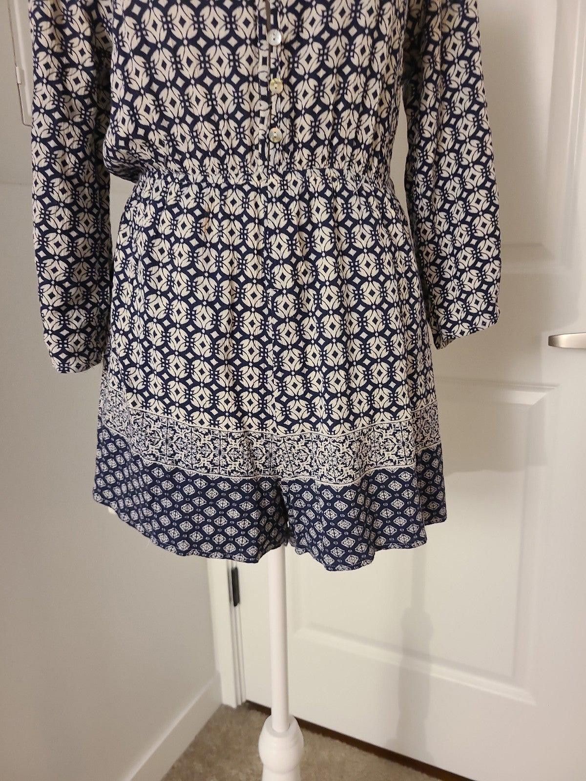 Other Dina Be Patterened Short Romper Size 32" / US 10 / IT 46 - 2 Thumbnail