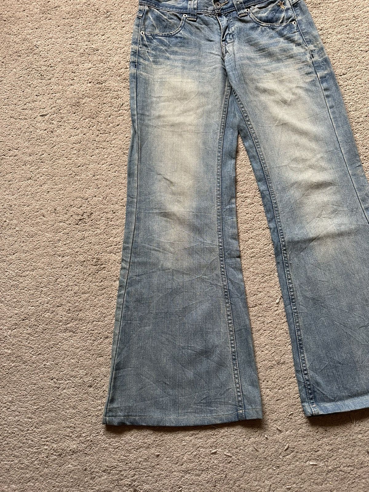 Cook Jeans 2000s Cook Jeans Washed Flare Jeans / Bootcut Jeans Size US 29 - 3 Thumbnail