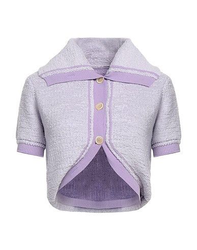 Jacquemus Jacquemus' Le Cardigan Campana Purple Crop Top EU38 Size XS / US 0-2 / IT 36-38 - 4 Thumbnail