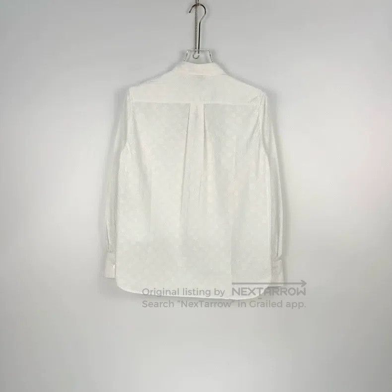 Louis Vuitton Louis Vuitton White dark stripe full logo front short back Size XS / US 0-2 / IT 36-38 - 4 Thumbnail
