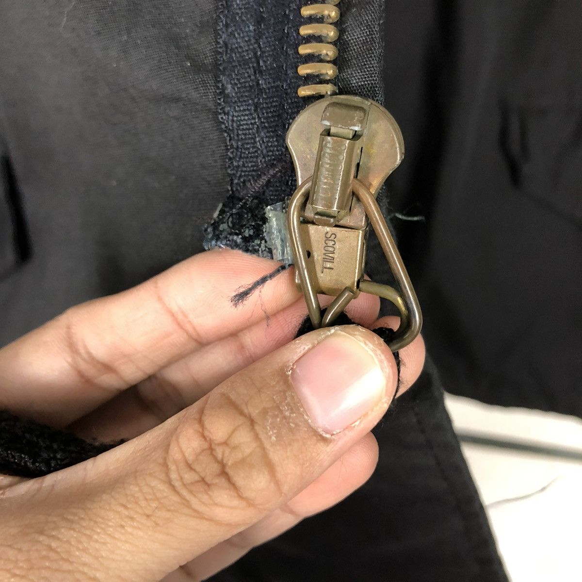 Vintage 🔥VINTAGE MILITARY JACKET M-65 MULTI POCKETS WORKER STYLE Size US S / EU 44-46 / 1 - 18 Thumbnail