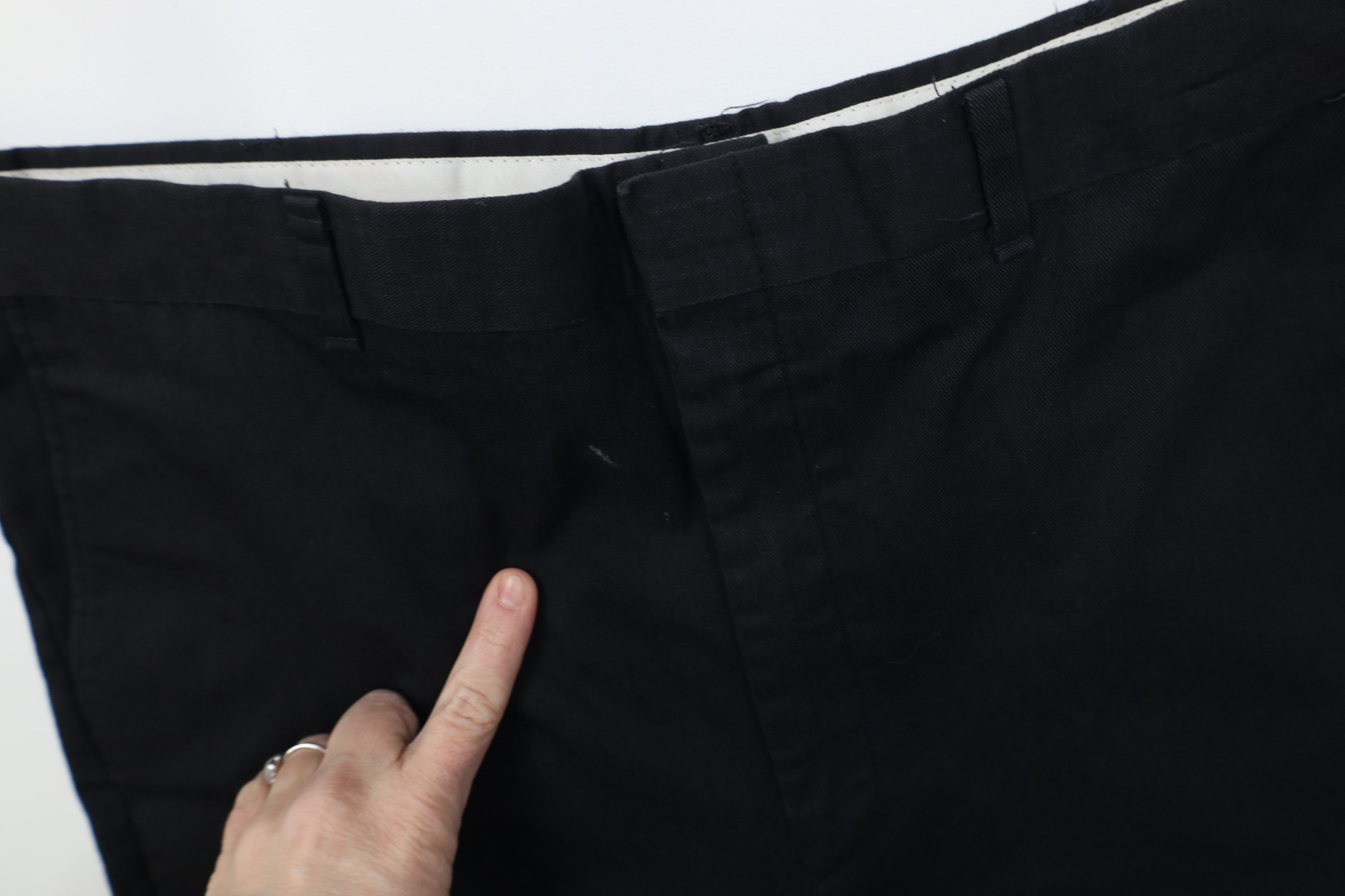 Vintage Vintage 70s Streetwear Flared Wide Leg Chino Pants Black USA Size US 36 / EU 52 - 6 Thumbnail