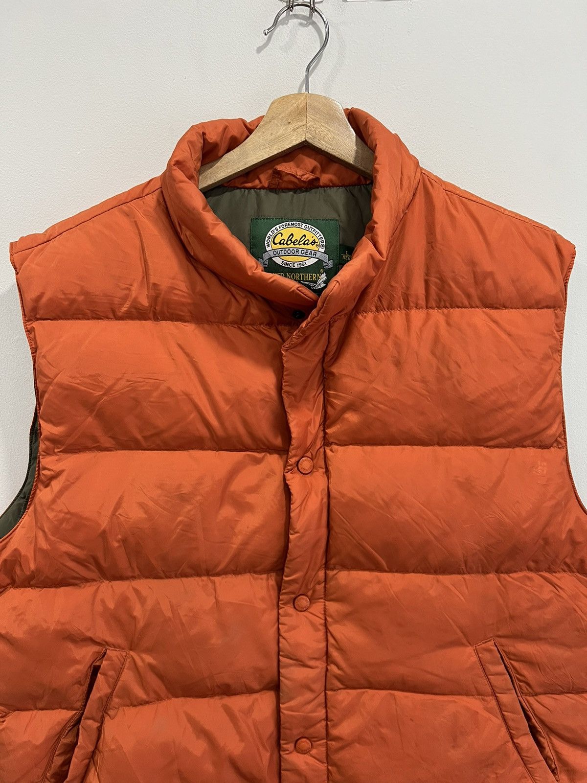 Cabelas Vintage Cabela Puffer Vest jacket hunting Size US L / EU 52-54 / 3 - 3 Thumbnail
