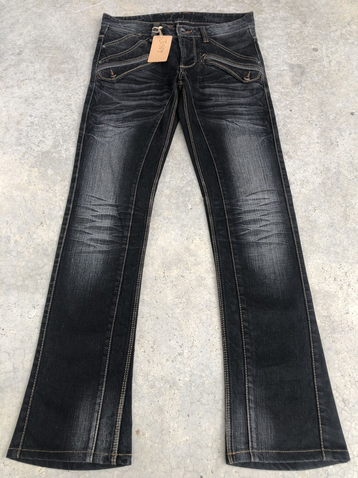 Who Decides War Nicole Club Flared Jeans Distressed Jeans Size US 31 - 1 Thumbnail