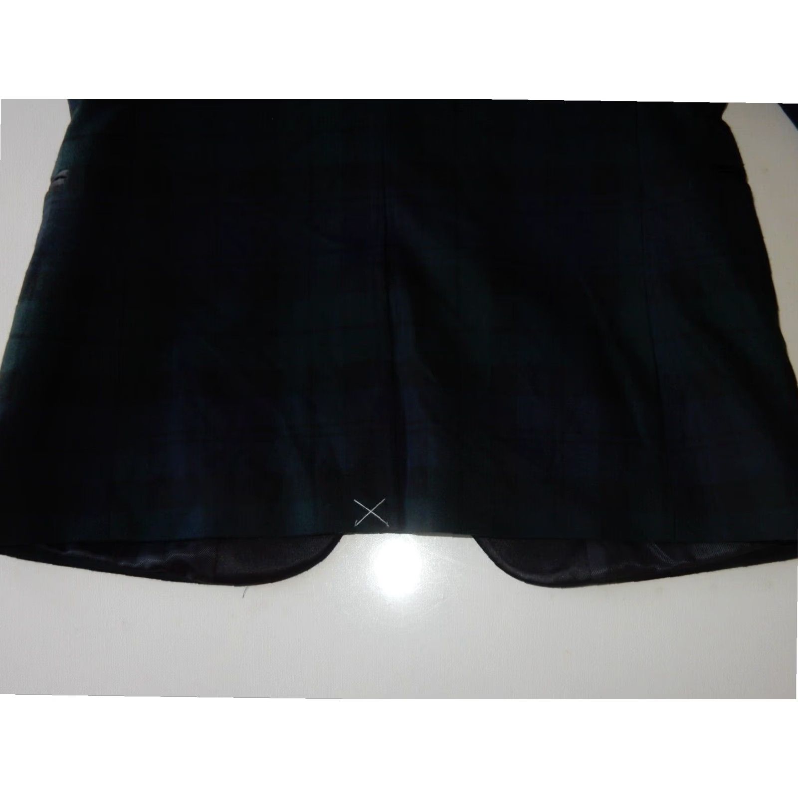 Express Express Men's Plaid Blazer Jacket Size 36 Short Green Size 36R - 4 Thumbnail