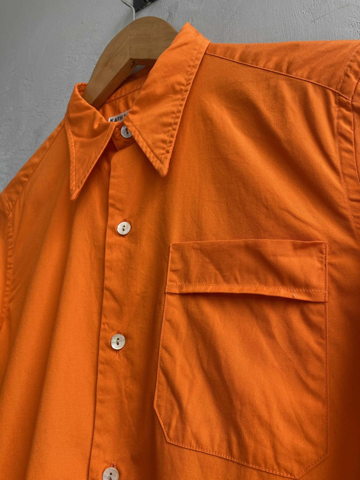 Katharine Hamnett London Katharine Hamnett London Orange Shirt Size US M / EU 48-50 / 2 - 3 Thumbnail