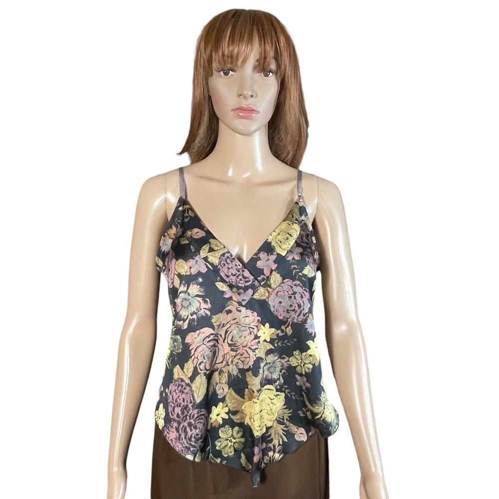 Free People New Free People Intimately It's That Simple Satin Floral Ca Size S / US 4 / IT 40 - 2 Thumbnail