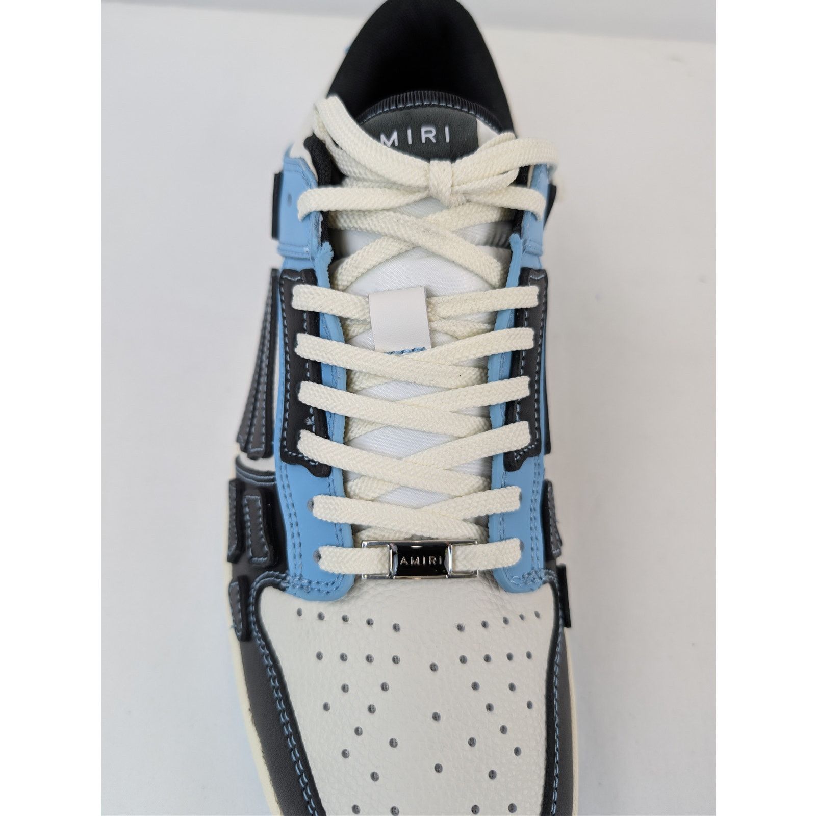 Amiri o1rshd1 Skel Low-Top Sneakers in Air Blue Size US 13 / EU 46 - 16 Thumbnail