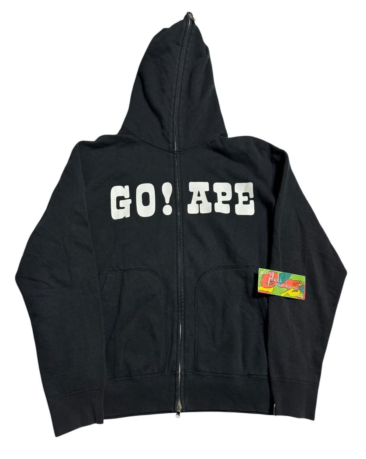 Bape BAPE Go! APE Full Zip Hoodie Black Size US L / EU 52-54 / 3 - 1 Thumbnail