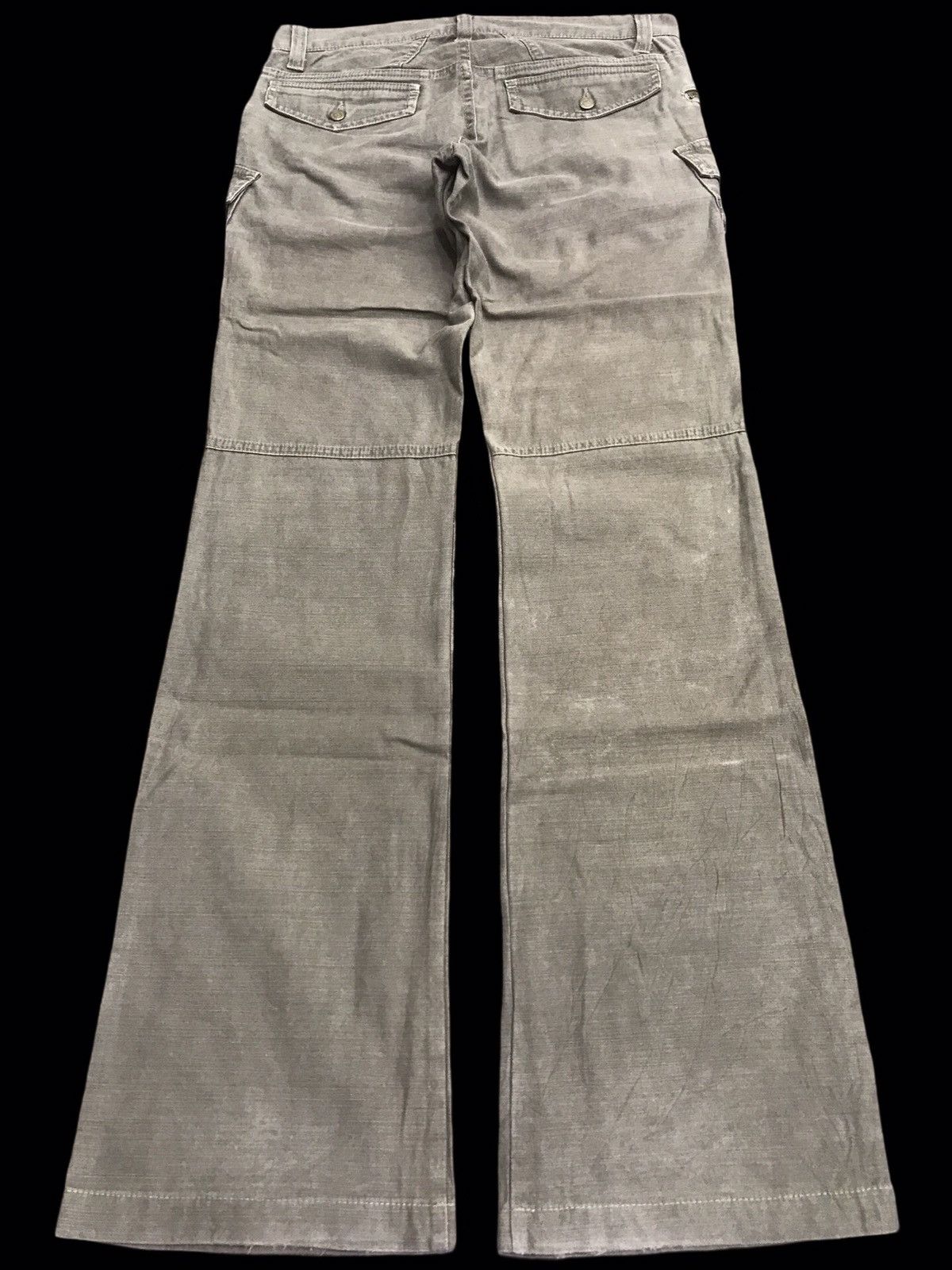 Tornado Mart 💥FLARE💥TORNADO MART Low Rise Flare Multipockets Pant F34 Size US 29 - 2 Thumbnail