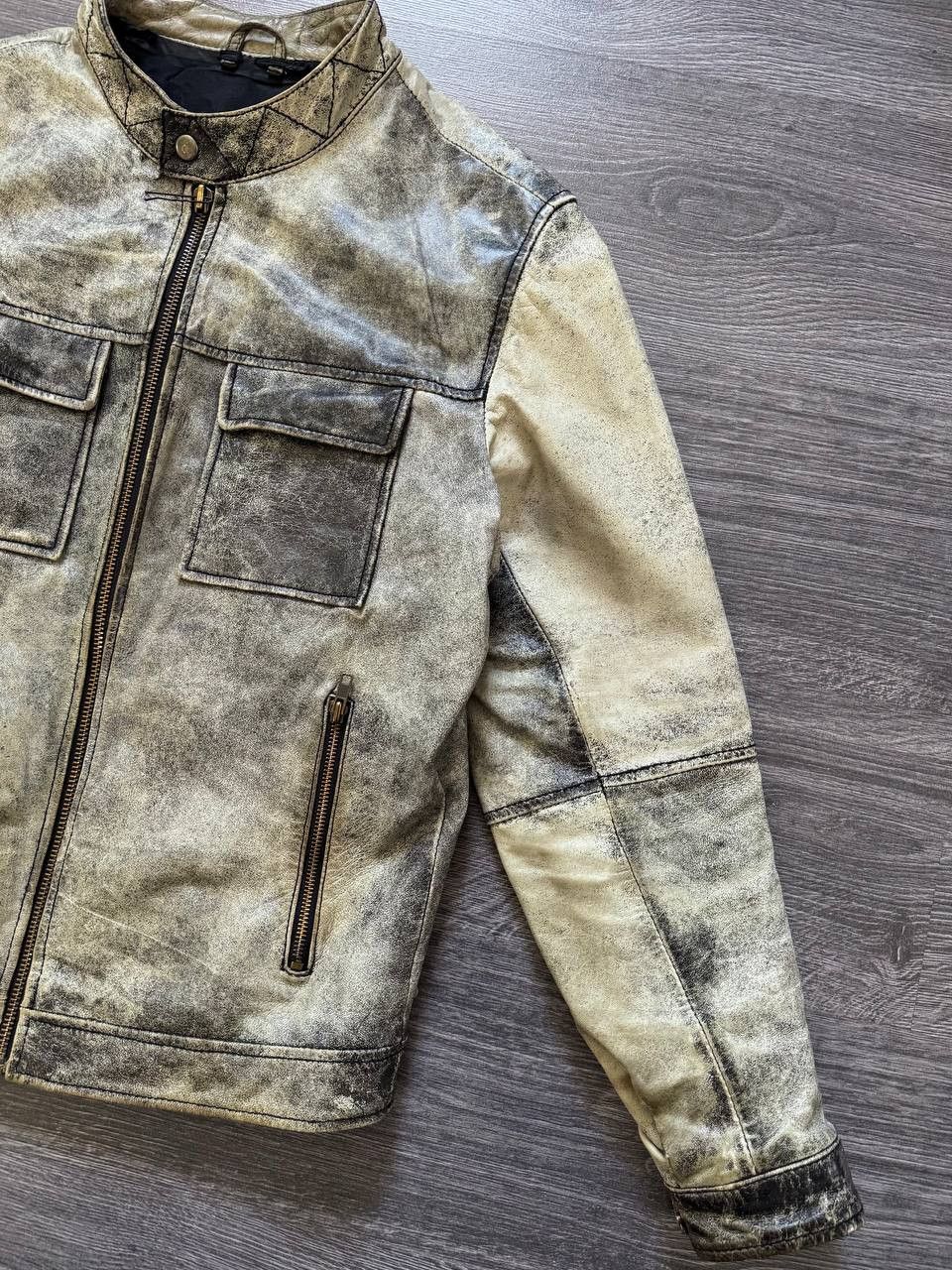 Vintage True Vintage Distressed Leather Jacket Size US S / EU 44-46 / 1 - 6 Thumbnail
