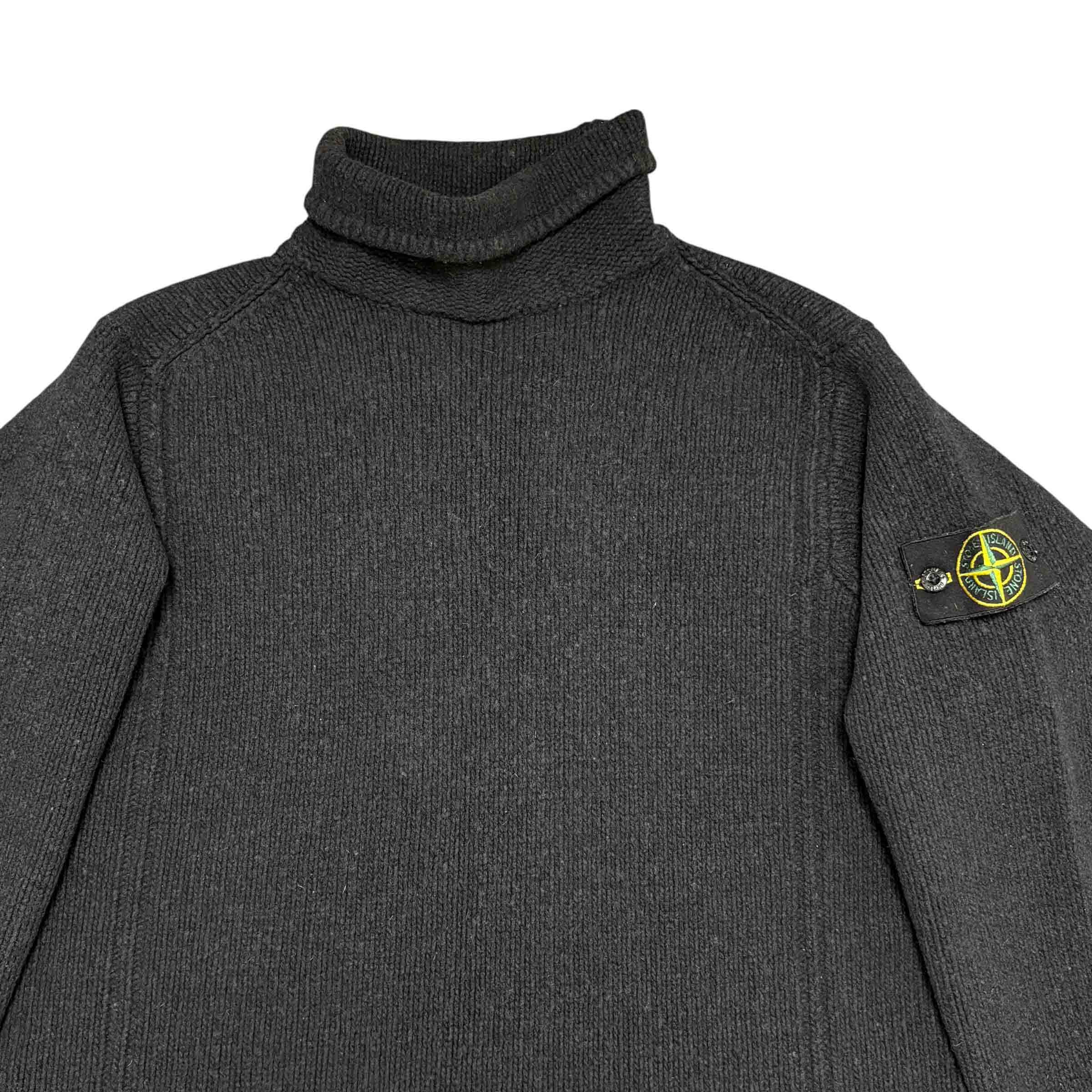 Stone Island Vintage Stone Island Sweater 2000 High Neck Made in Italy Size US L / EU 52-54 / 3 - 2 Thumbnail