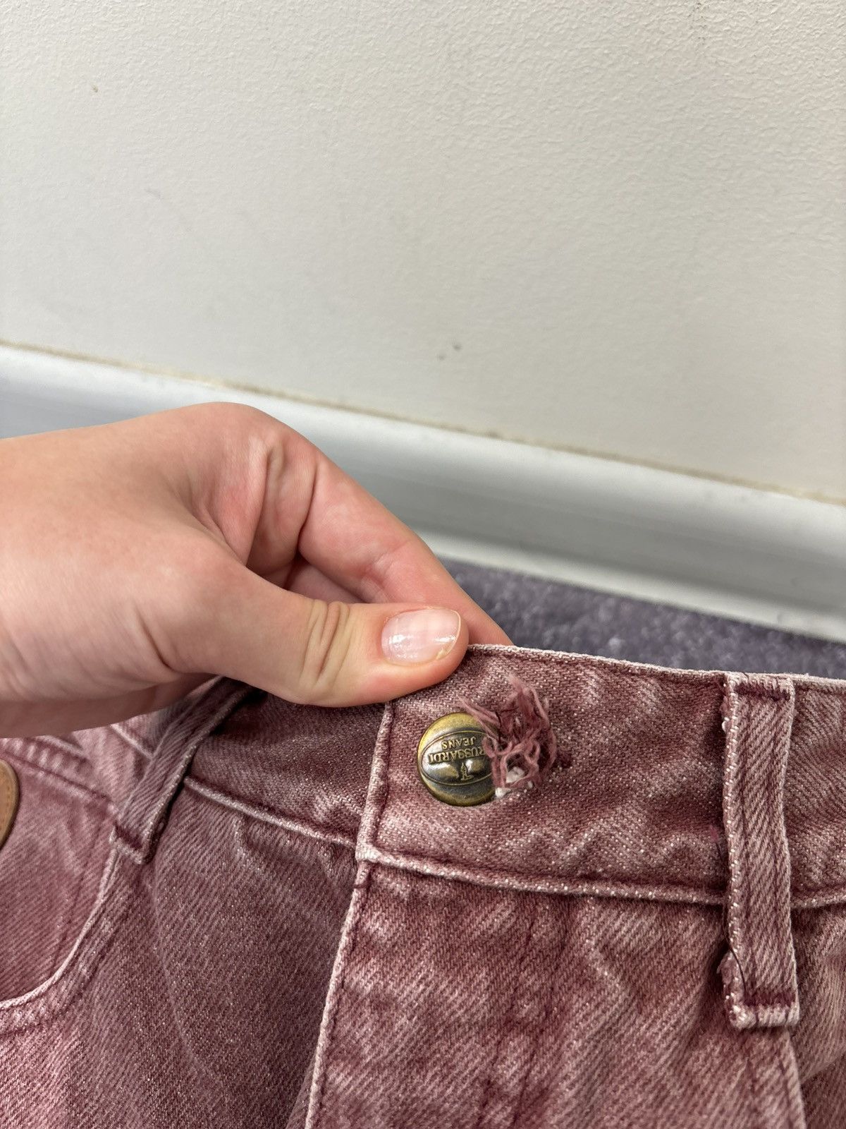 Trussardi Vintage Trussardi Women’s Italian Luxury Denim Tapered Jeans Size 30" / US 8 / IT 44 - 7 Thumbnail