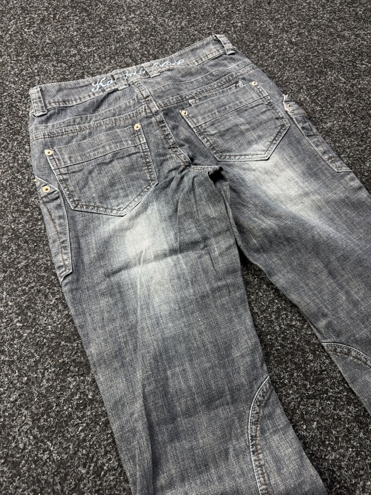 KangaROOS Retro 90s KangaROOS Y2K utility wide leg faded denim jeans Size 28" / US 6 / IT 42 - 13 Thumbnail