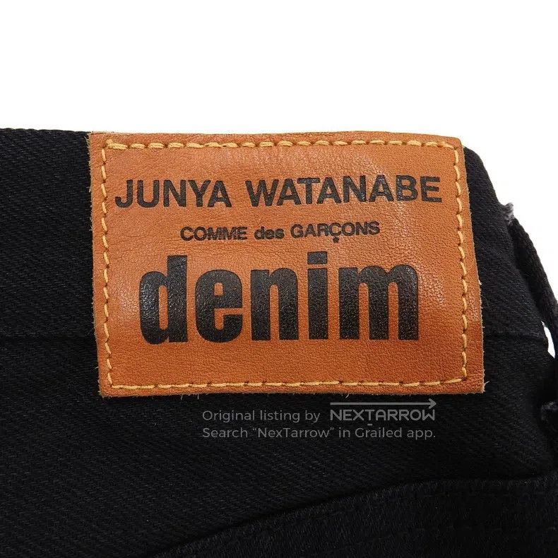 Junya Watanabe Junya Watanabe size XS Black Denim Jeans Size US 27 - 5 Thumbnail