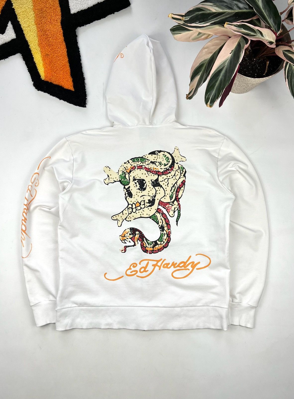 Christian Audigier × Ed Hardy × Velvet Don Ed Hardy By Christian Audier Zipper Hoodies Size ONE SIZE - 1 Thumbnail