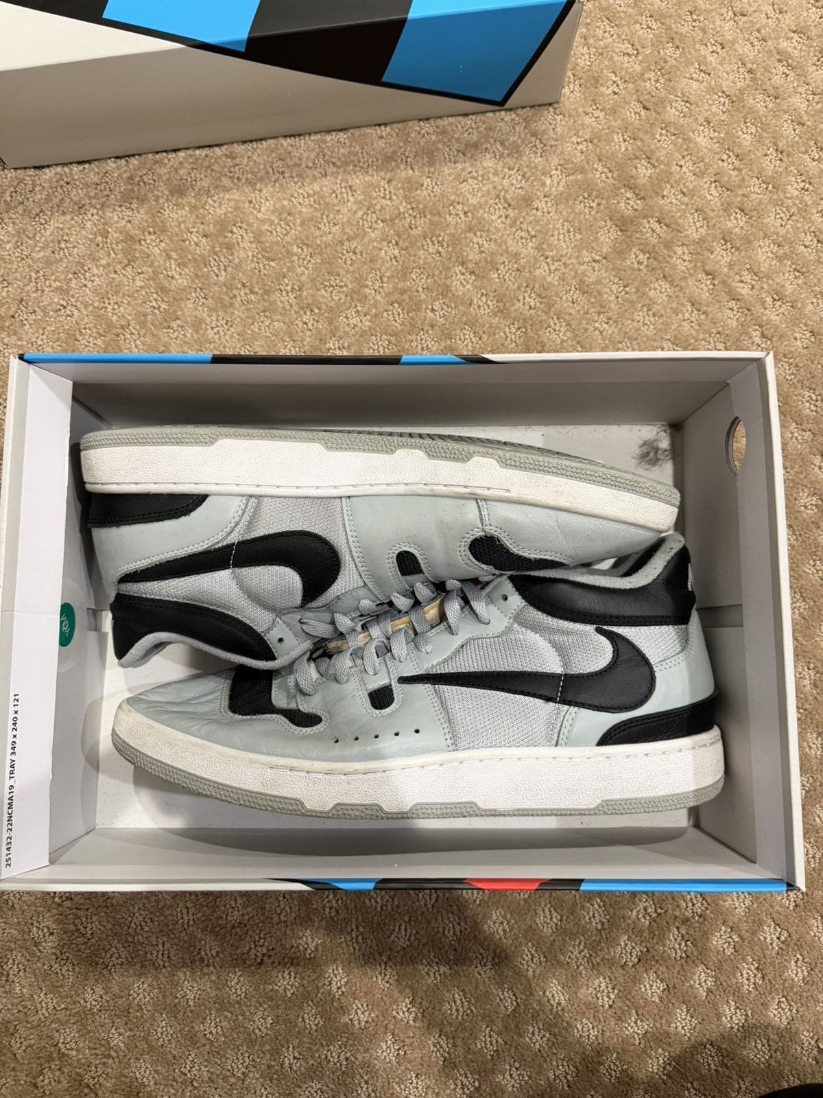 Nike × Travis Scott Travis Scott Nike Attack Lt Smoke Grey Size US 13 / EU 46 - 1 Thumbnail