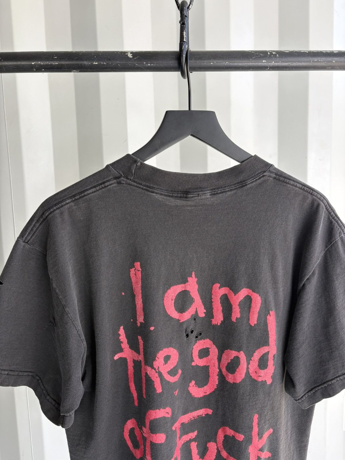 Band Tees Vintage Marilyn Manson God of Fuck Shirt Faded Grunge Band Size US L / EU 52-54 / 3 - 6 Thumbnail