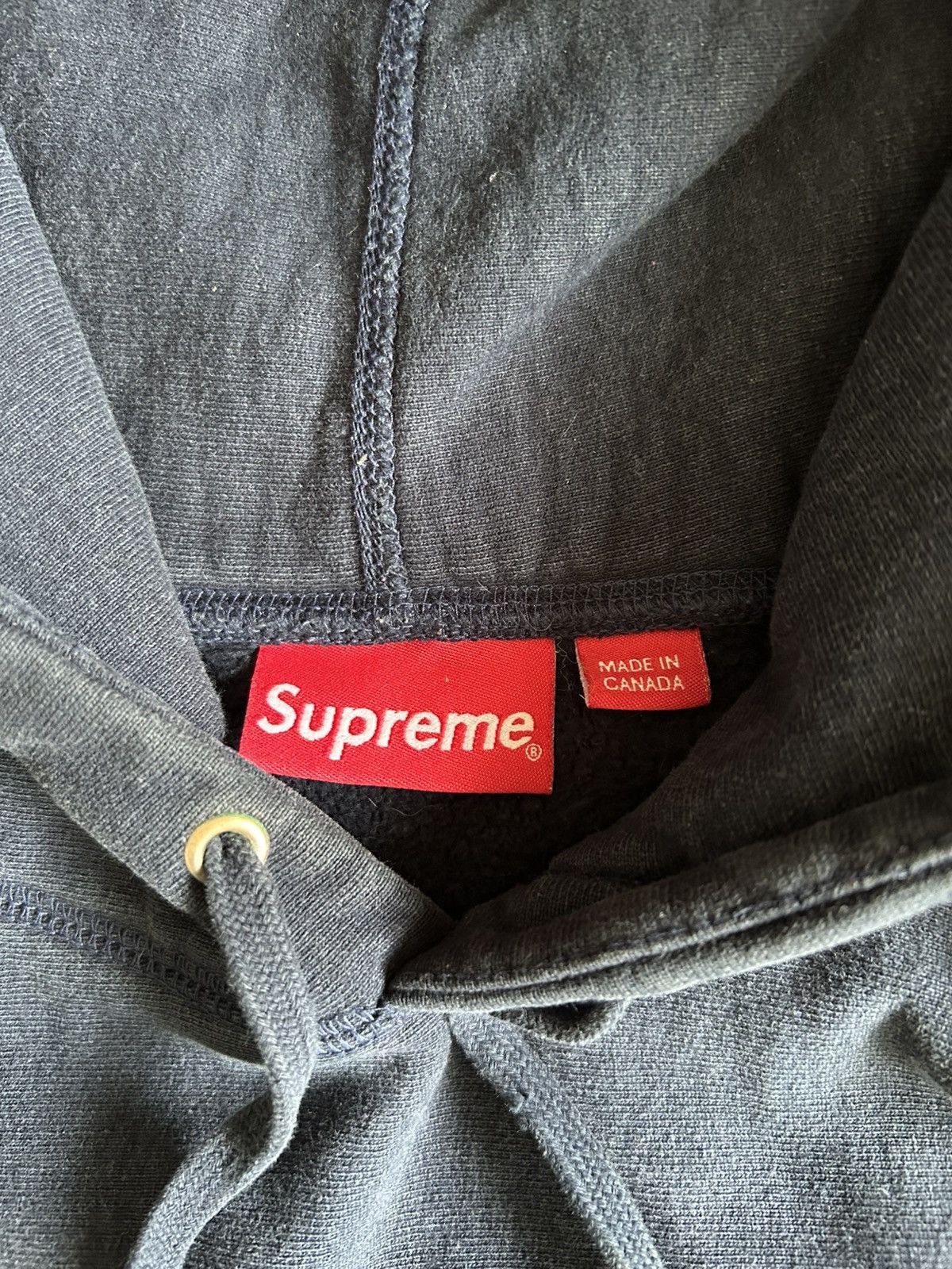 Supreme Supreme Bandana Box Logo Hoodie Navy Size Medium Size ONE SIZE - 14 Thumbnail