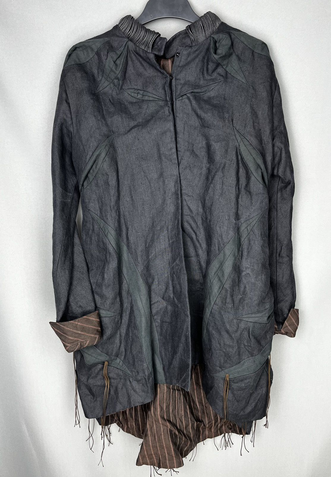 image of Umit Unal Coat Jacket Avant Garde in Black, Women's (Size Medium)