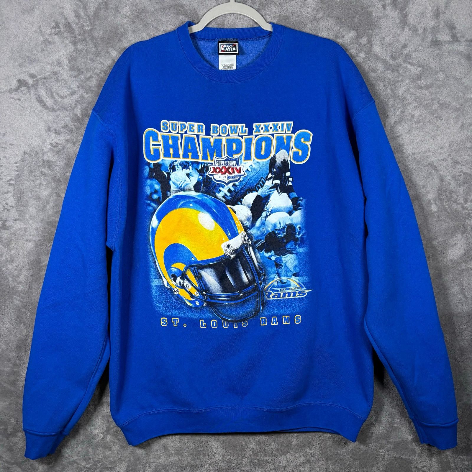 Pro Player Vintage Pro Player St. Louis Rams Super Bowl XXXIV Champions Size US XL / EU 56 / 4 - 1 Thumbnail