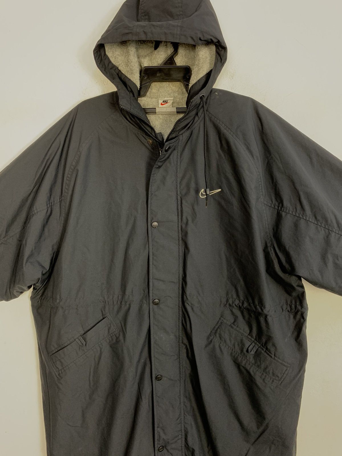 Nike Nike Hooded Parka Coach Jacket Fluffy Sherpa Inner Size US XL / EU 56 / 4 - 2 Thumbnail