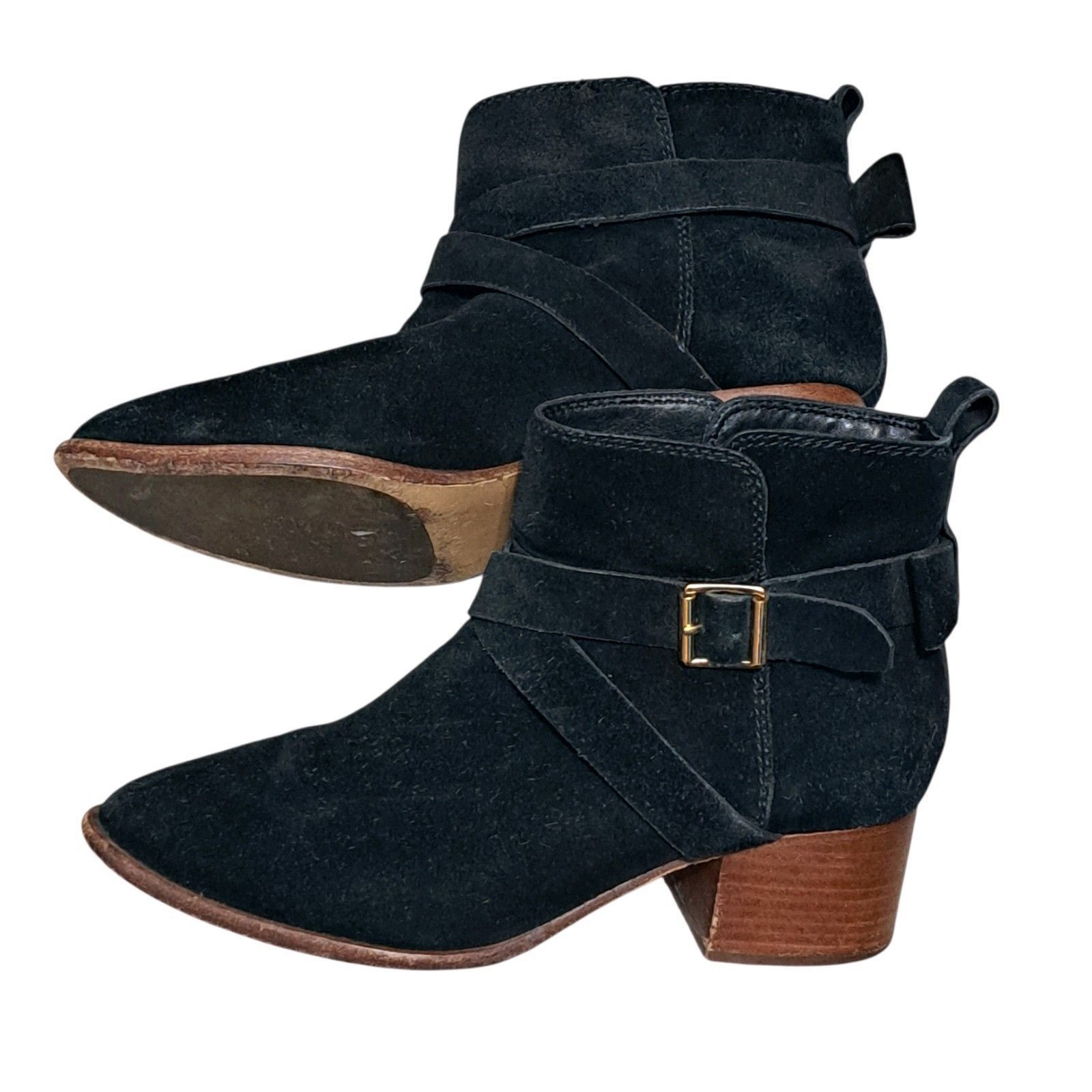 Kate Spade Kate Spade Taley Logo Bow Gothic Western Pull On Leather Sue Size US 8.5 / IT 38.5 - 10 Thumbnail