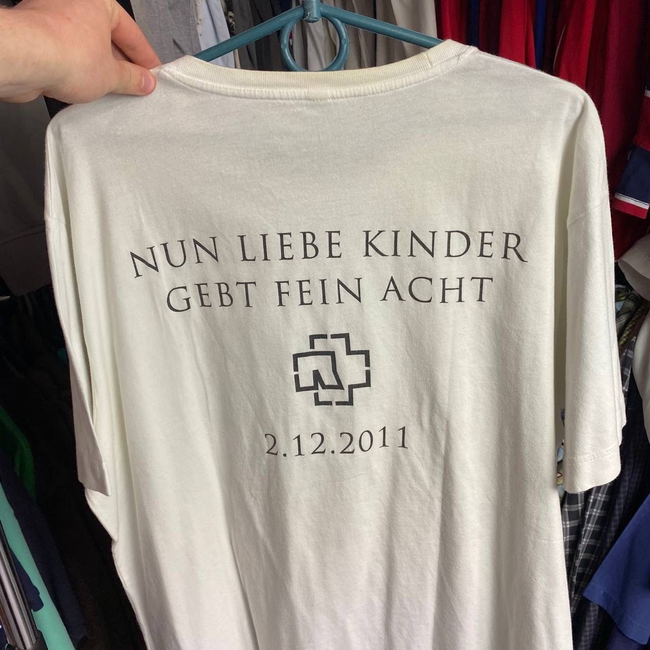 Band Tees × Vintage Vintage Rammstein Big Logo 2011 rare metal rock tee Size US XL / EU 56 / 4 - 7 Thumbnail