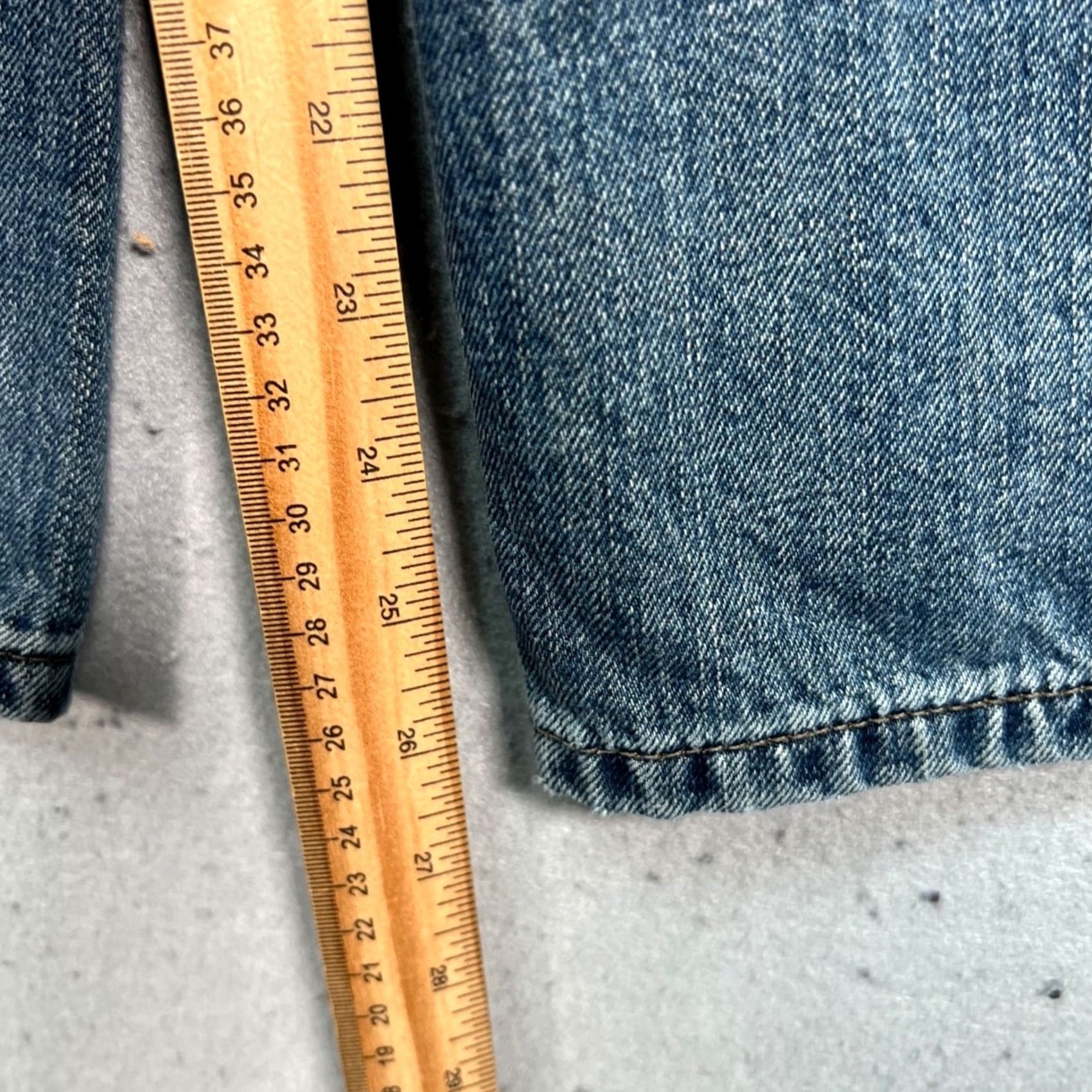 Topshop Topshop Womens Jeans Blue Denim Crop Wide-Leg 26 28 Buckle Back 5-Pocket Inseam 28 Regular Vintage No Boys Mens Womens Size 26" / US 2 / IT 38 - 7 Thumbnail
