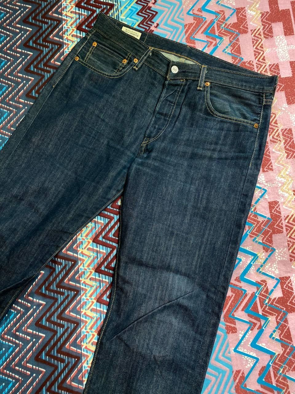 Levi's × Vintage Levi's 501 Vintage Light Denim Jeans Y2k Grunge Size US 32 / EU 48 - 10 Thumbnail