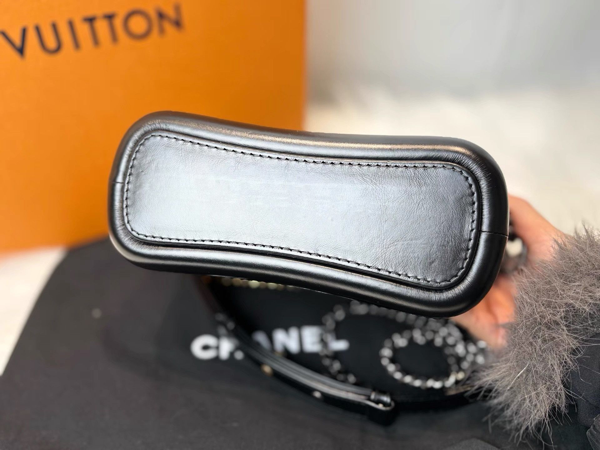 Chanel Chanel Black Gabrielle Bag K36 Size ONE SIZE - 3 Thumbnail