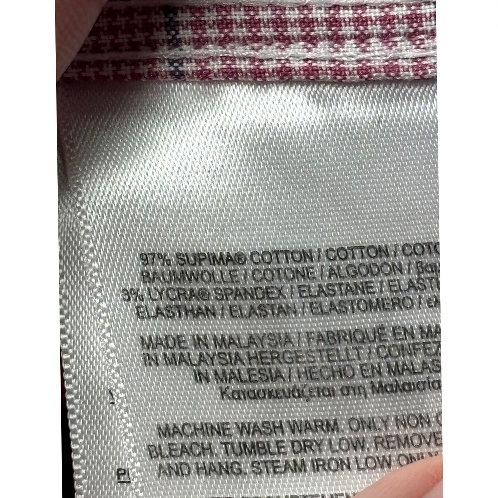 Brooks Brothers Brooks Brothers Milano Fit Non-Iron Supima Cotton Pink Check Shirt 17-36 Size US XL / EU 56 / 4 - 5 Thumbnail