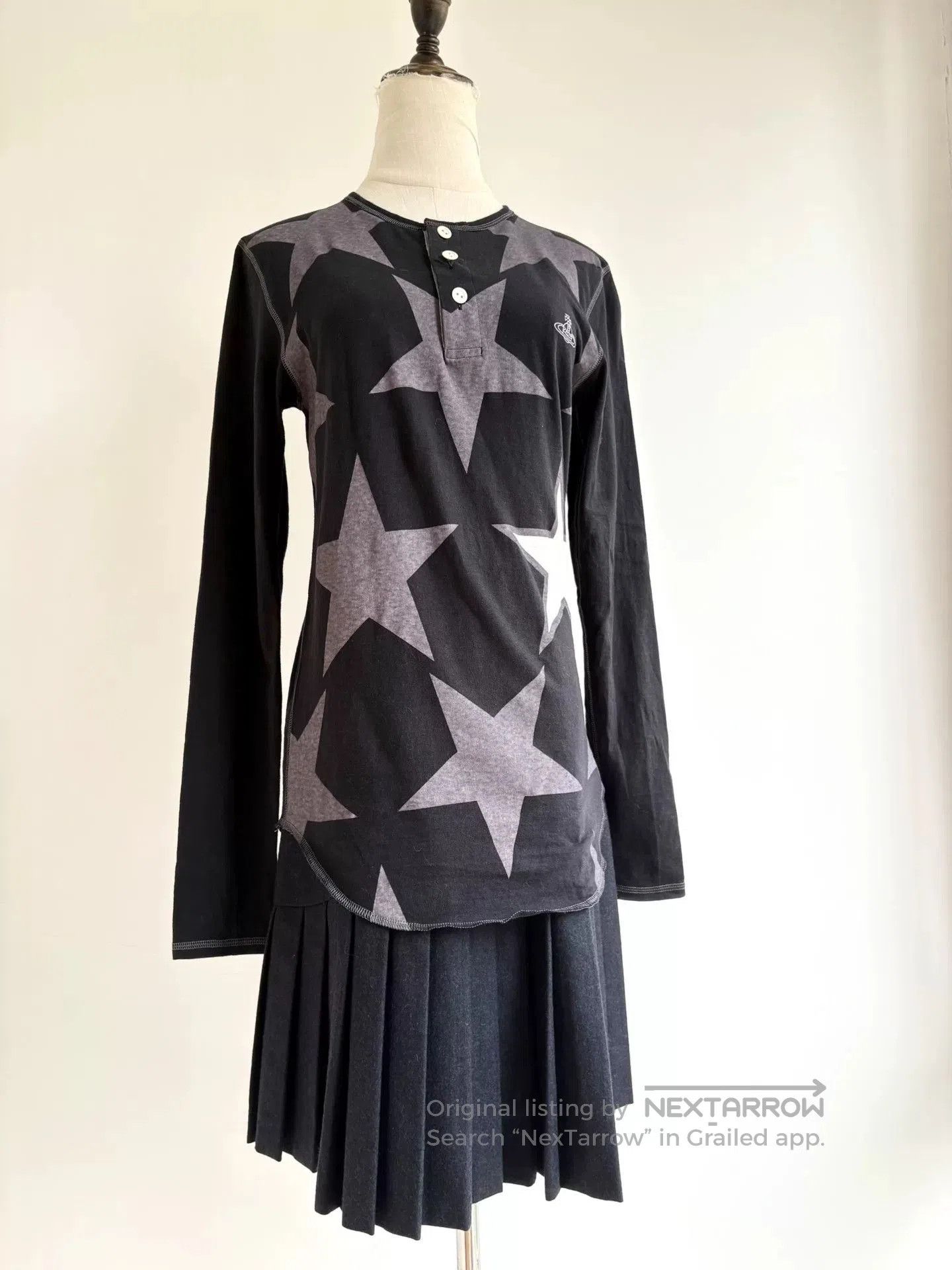 Vivienne Westwood vivienne westwood black gray star top. Size XL / US 12-14 / IT 48-50 - 3 Thumbnail
