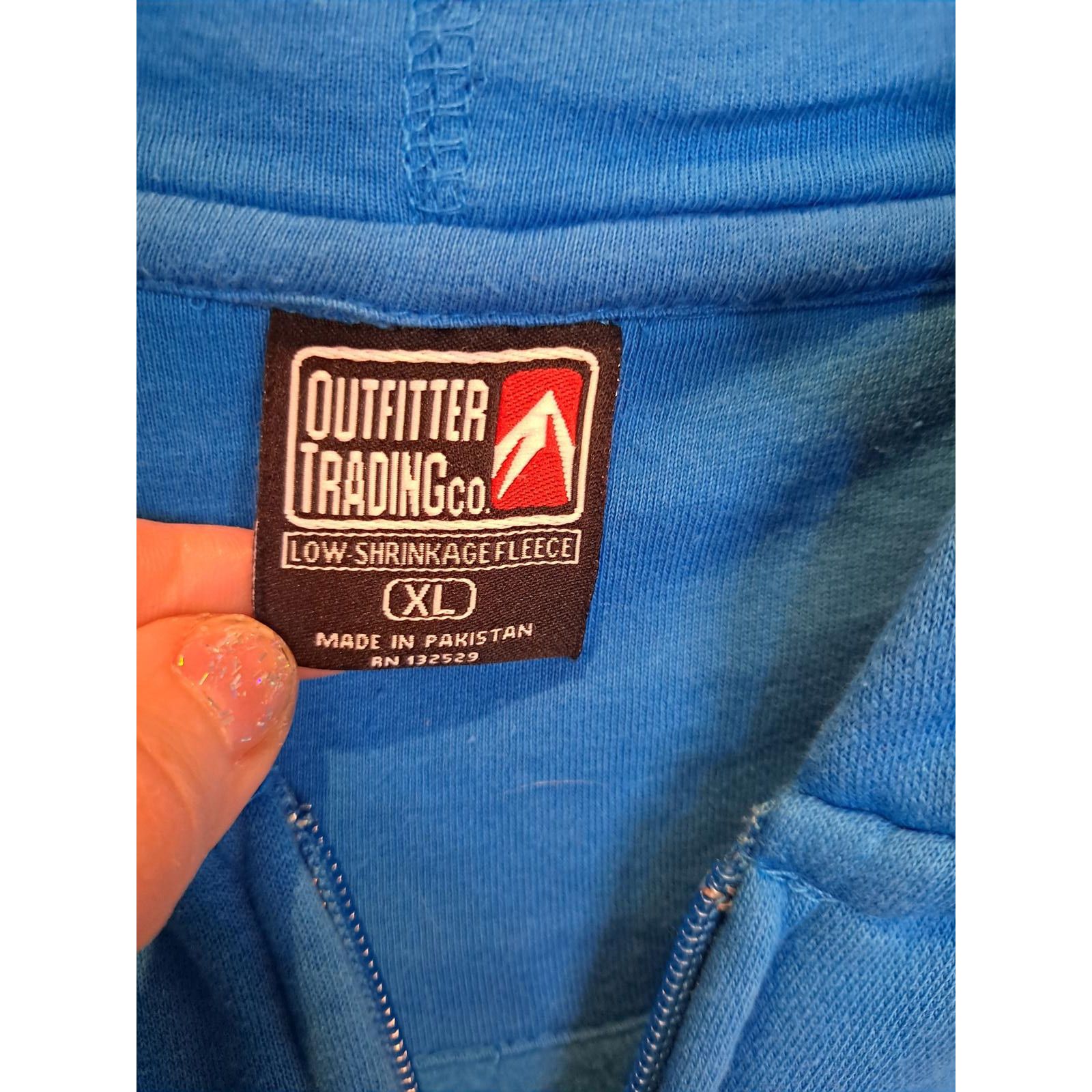 Other Outfitter Trading Bozeman Montana Blue Full Zip Hooded Sweat Size US XL / EU 56 / 4 - 3 Thumbnail