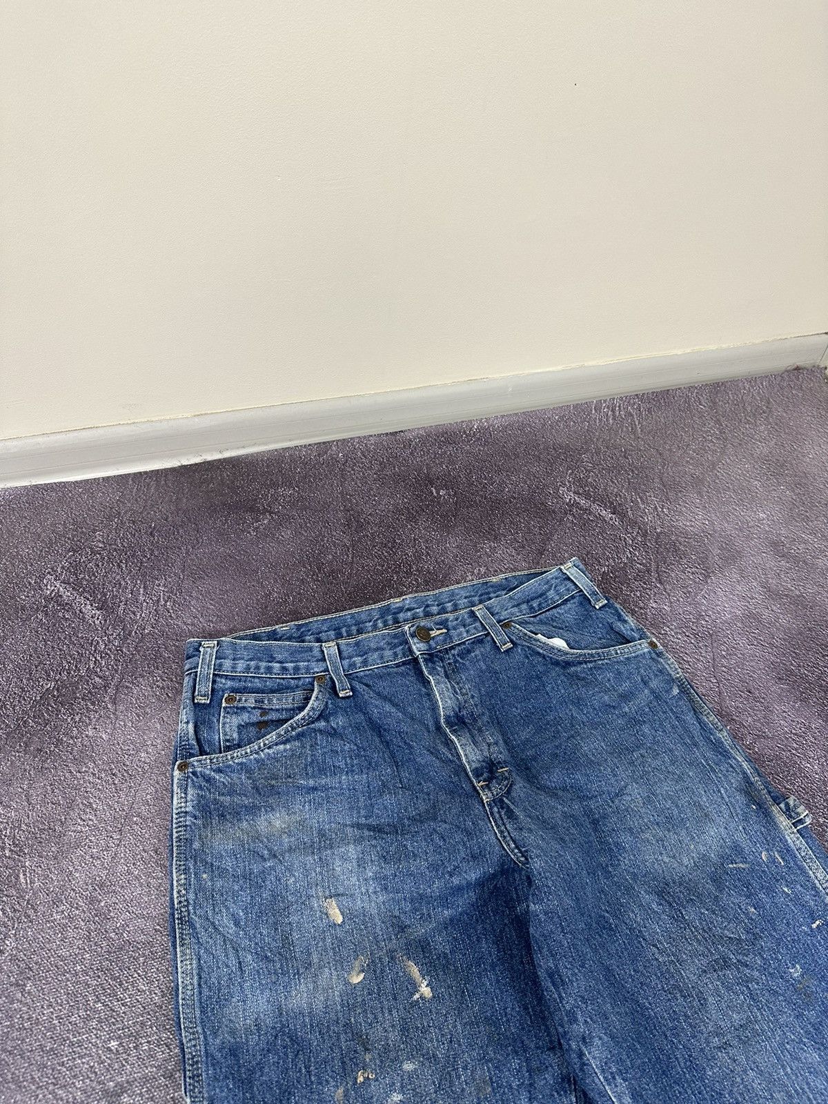 Dickies Vintage Dickies Baggy Denim Carpenter Hype Work Jeans Pants Size US 34 / EU 50 - 13 Thumbnail