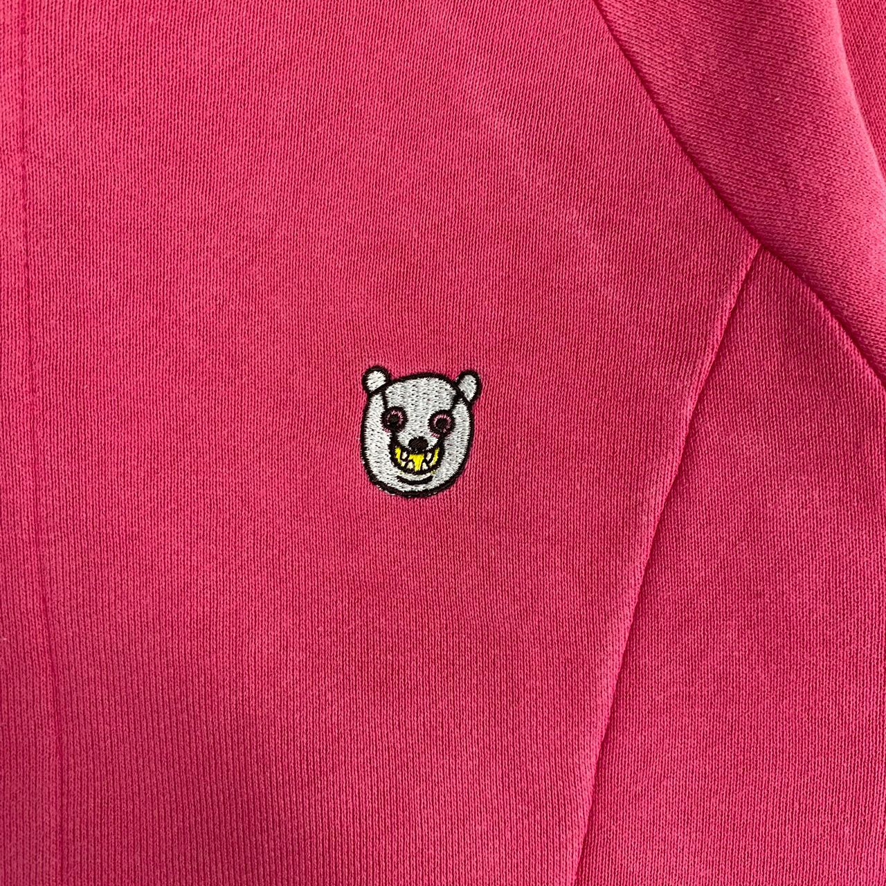 Ne-Net Vintage Né-net Bear Ears Zip Up Hoodie Pink Harajuku Style Size M / US 6-8 / IT 42-44 - 10 Thumbnail