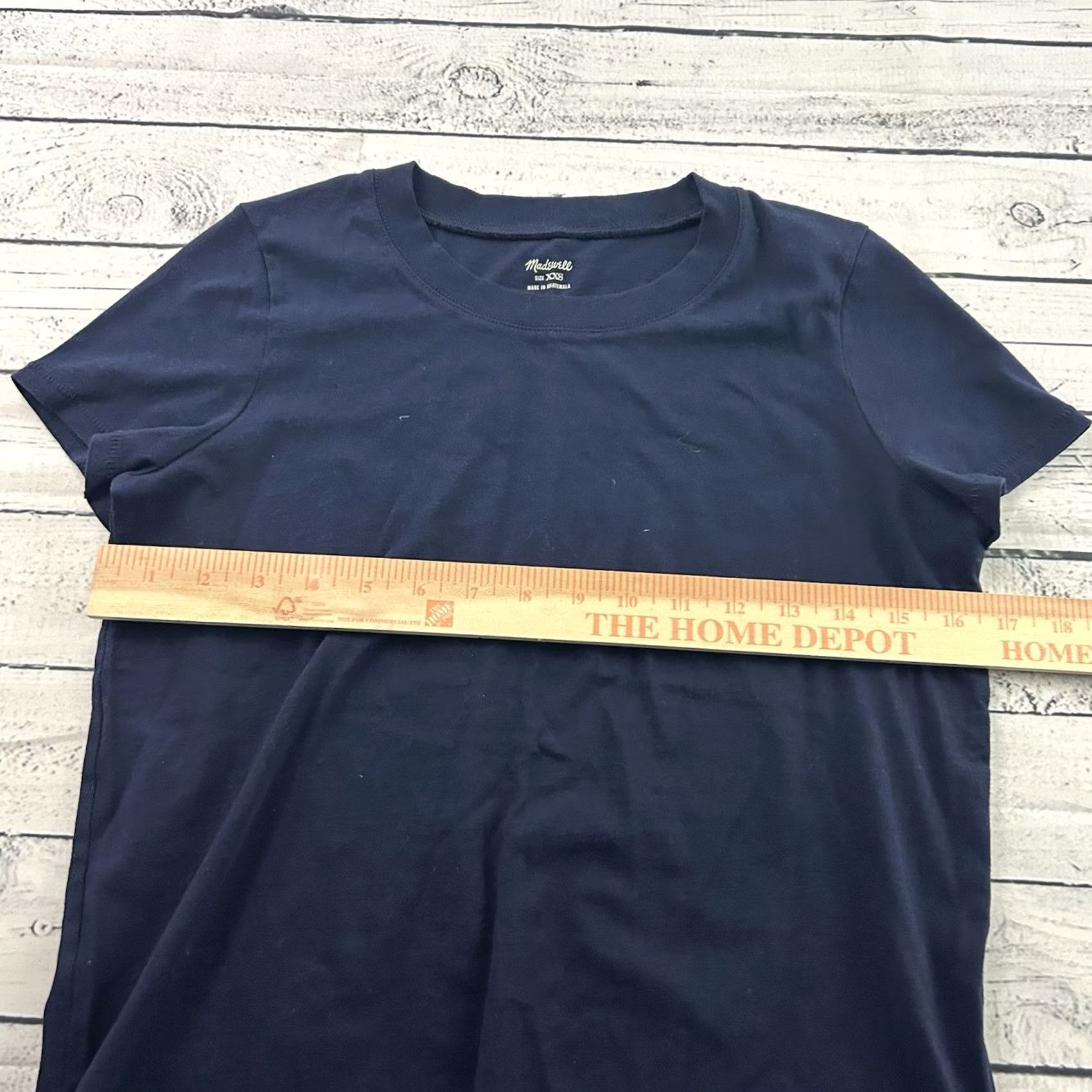 Madewell VINTAGE Madewell Northside Short Sleeve Tee Shirt Womens XXS Blue Size XXS / US 00 / IT 34 - 4 Thumbnail
