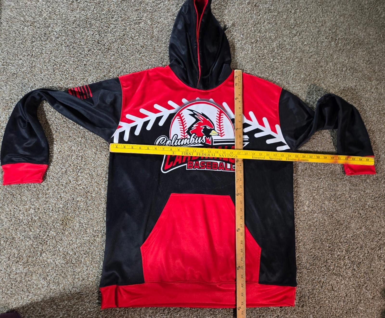 Ciaopanic Columbus Cardinals Baseball Hoodie XL Size US XL / EU 56 / 4 - 2 Thumbnail