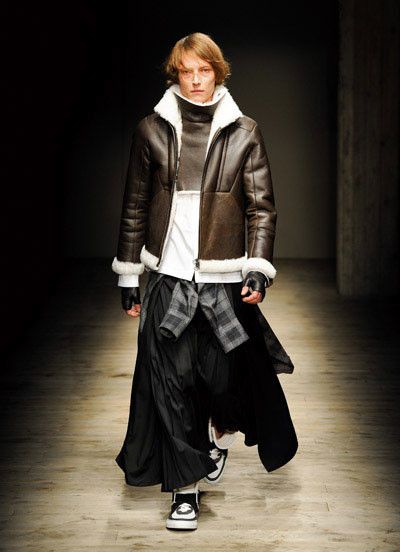 Giuliano Fujiwara AW10 Geo shearling leather jacket Size US S / EU 44-46 / 1 - 2 Thumbnail