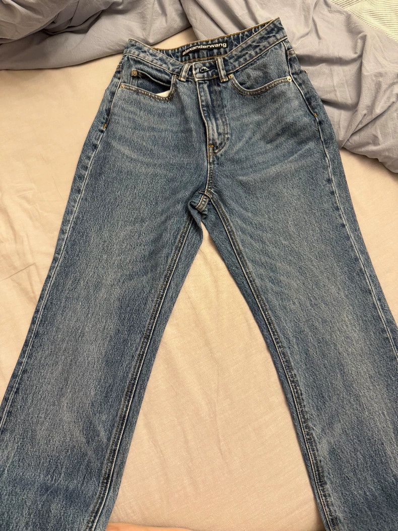 Alexander Wang Alexander Wang Straight Leg Jeans 25- Size 25" / US 0 / IT 36 - 2 Thumbnail