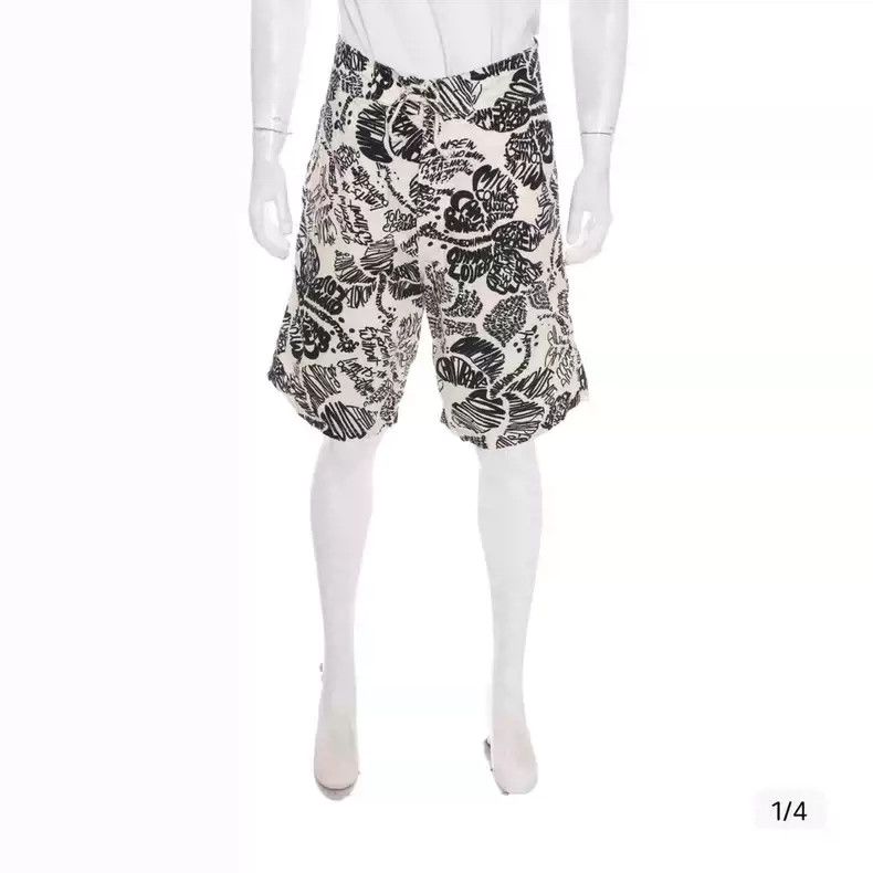 marni Men's graffiti printed shorts