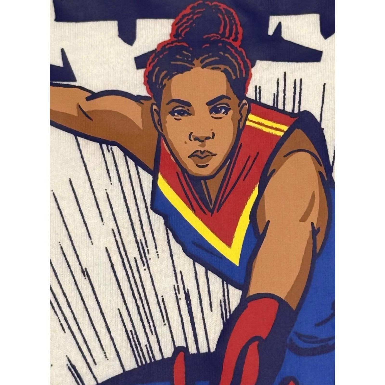 Adidas adidas Marvel Heroes Among Us Candace Parker Shirt Large White Crew Neck Short Sleeve Graphic Print Size US L / EU 52-54 / 3 - 4 Thumbnail