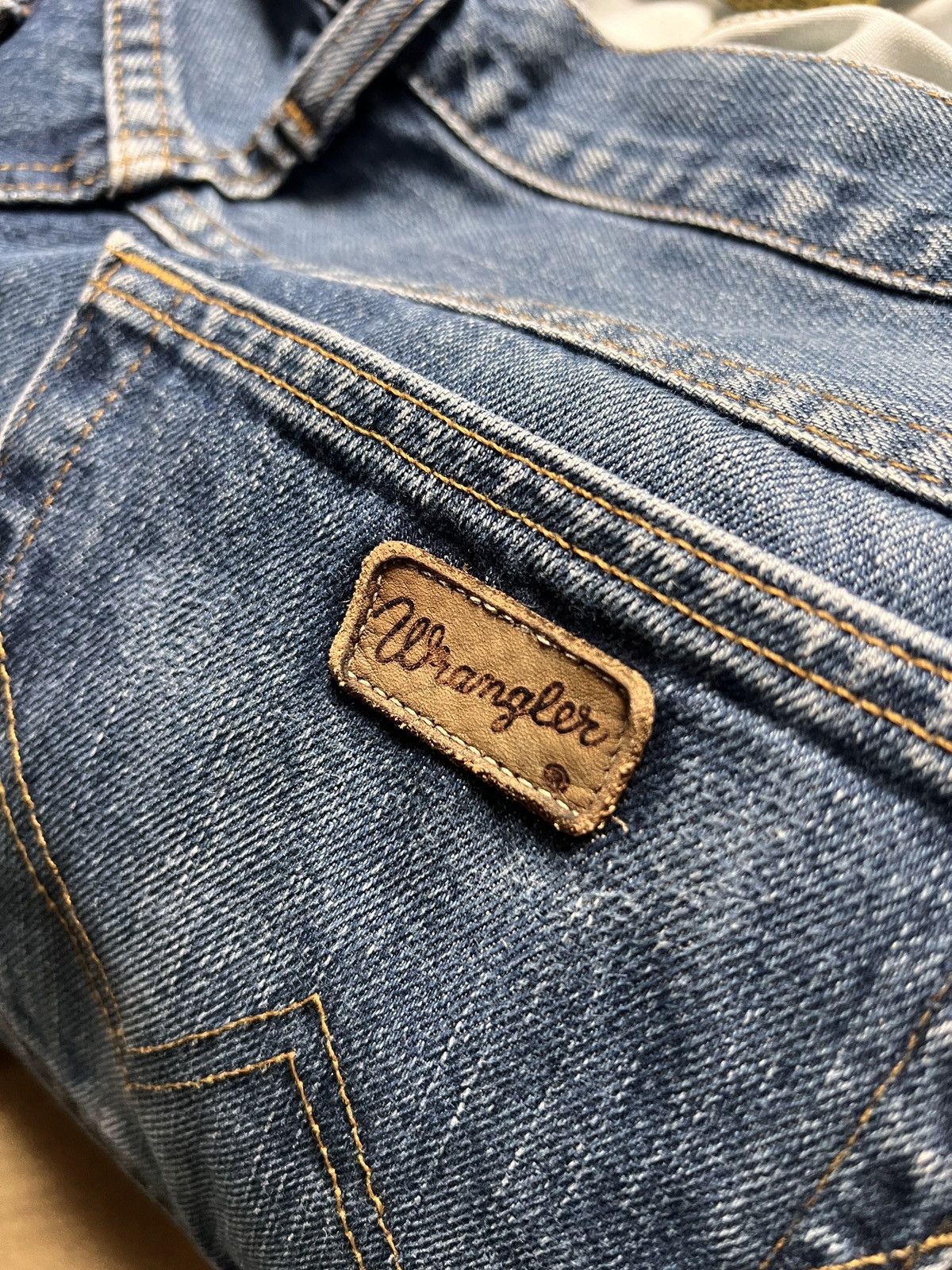 Wrangler Flared Wrangler Cowboy Y2K Jeans 32x32 Pants Size 30" / US 8 / IT 44 - 14 Thumbnail