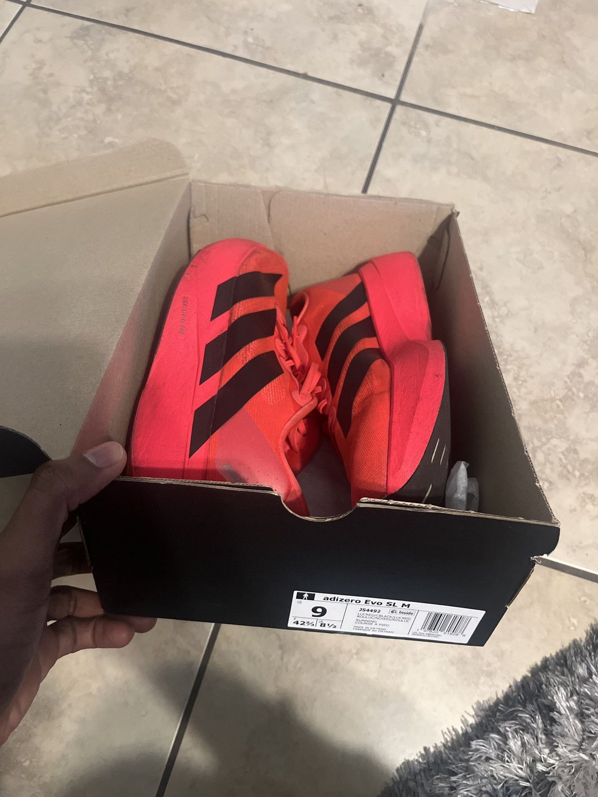 Adidas Adizero Evo SL Size US 9 / EU 42 - 6 Thumbnail