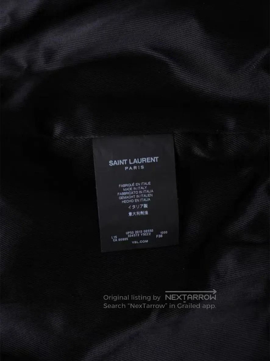 Saint Laurent Paris Saint Laurent Black Leather Zip Jacket. Size XS / US 0-2 / IT 36-38 - 2 Thumbnail